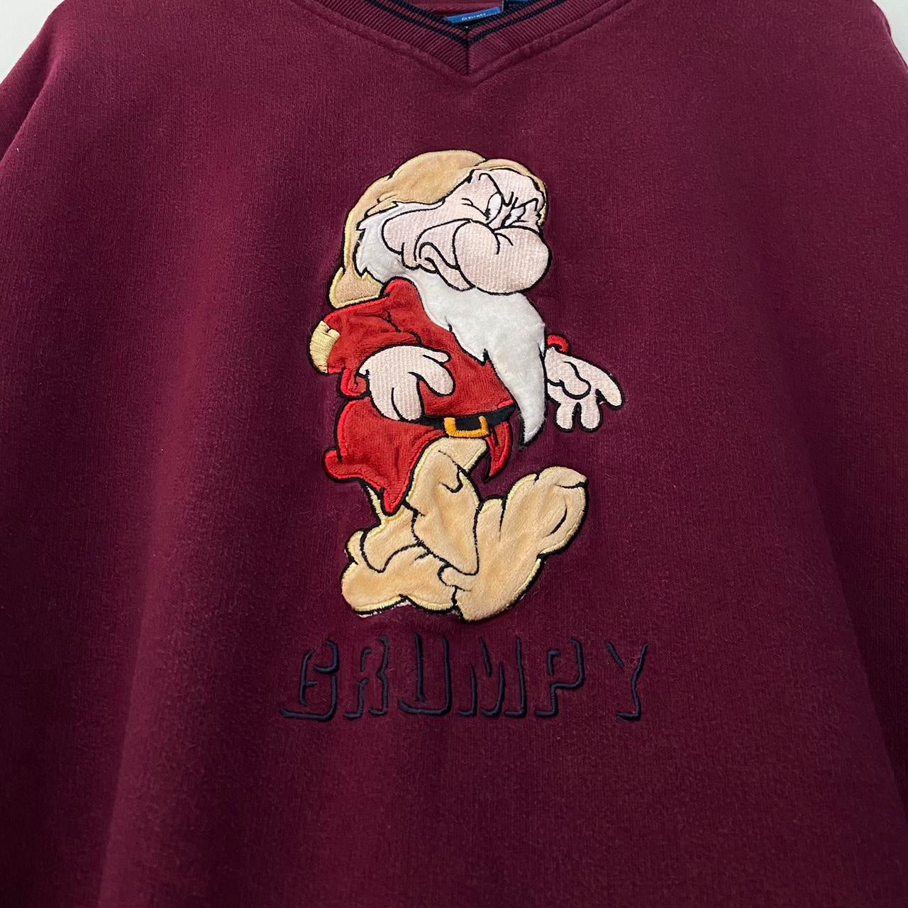 Disney Grumpy V Neck Sweatshirt (L)