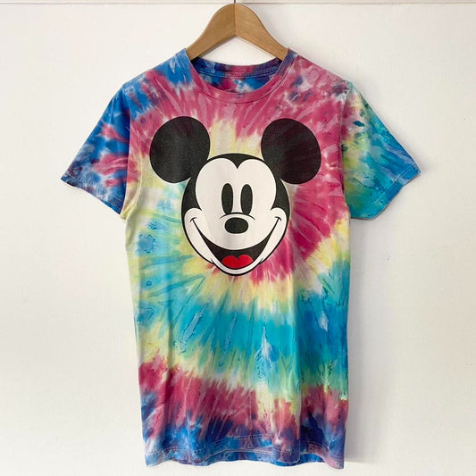 Mickey Mouse Tie Dye T Shirt (S)