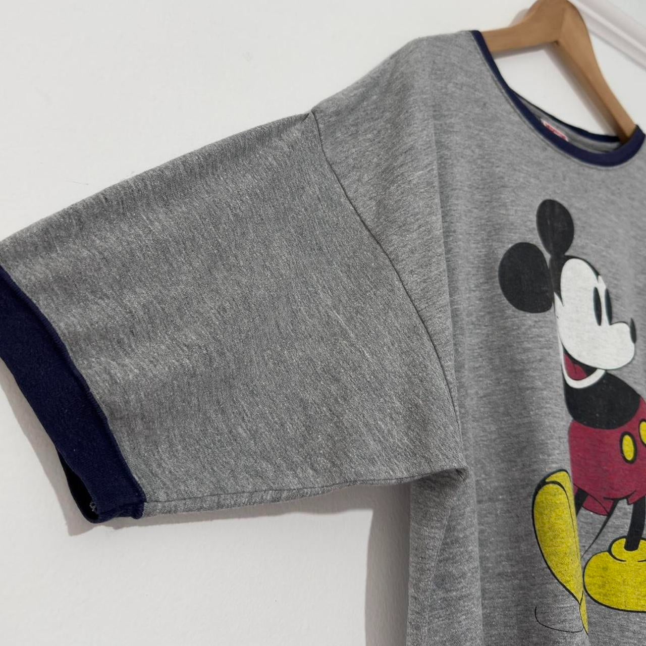 Vintage Mickey Mouse 90s Ringer T Shirt (XL)