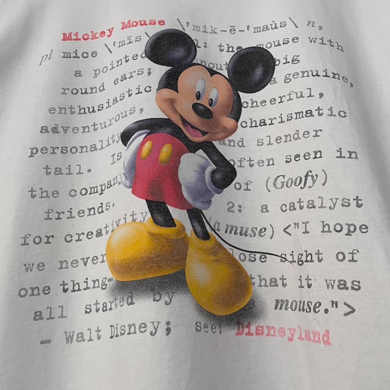 Vintage Mickey Mouse Definition 90s T Shirt (XL)