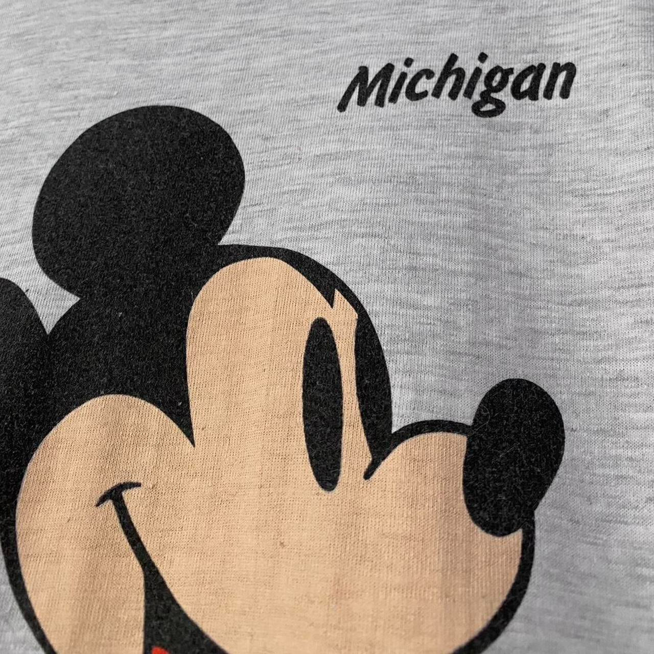 Vintage Mickey Mouse Michigan 90s T Shirt (XL)