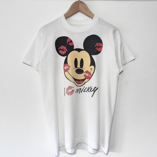 Vintage I Love Mickey 90s T Shirt (M)