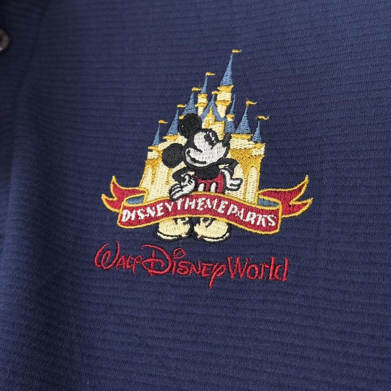 Vintage 00s Disney Theme Parks Walt Disney World Navy Polo Shirt (M)