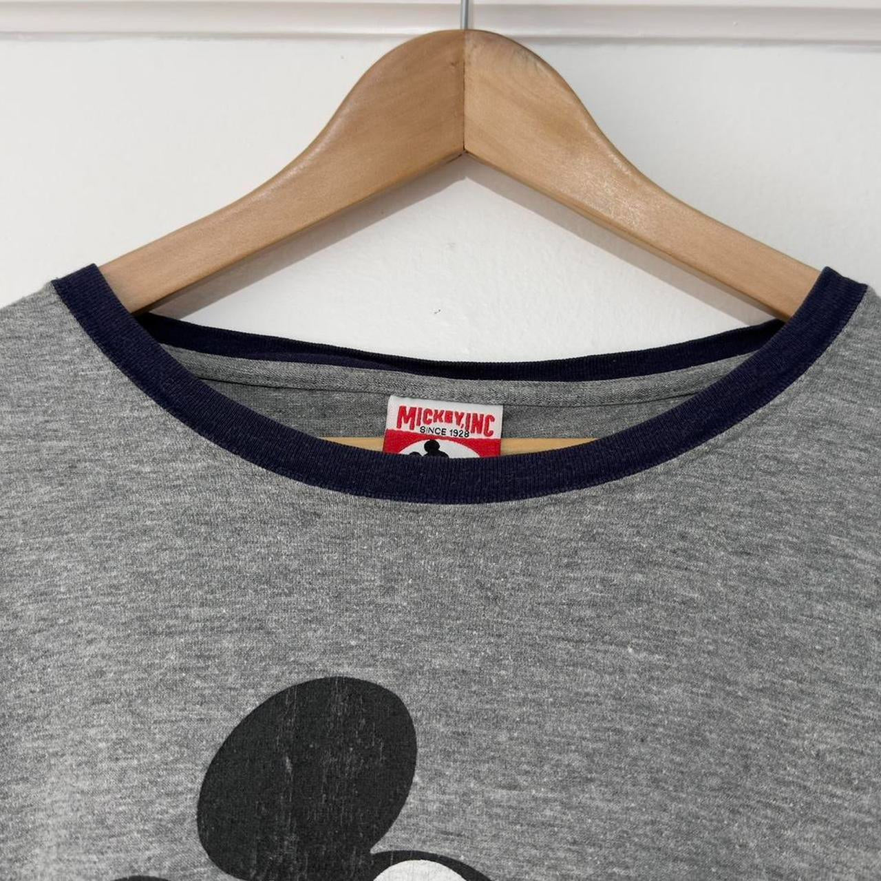Vintage Mickey Mouse 90s Ringer T Shirt (XL)