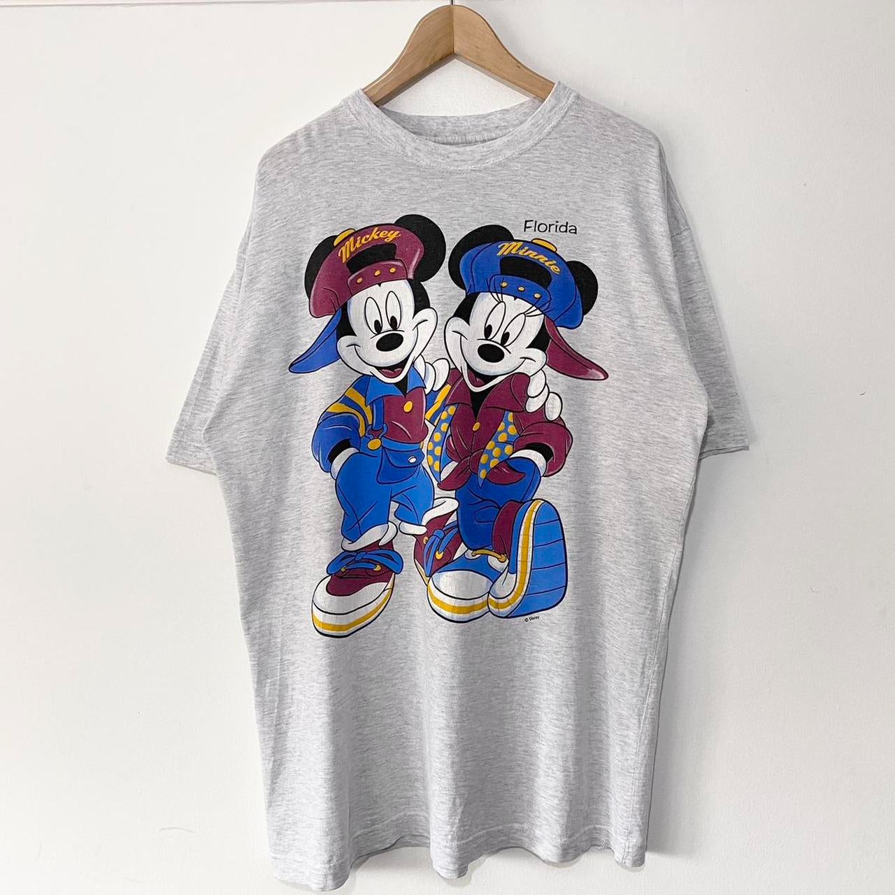 Vintage Mickey & Minnie Florida 90s T Shirt (XL)