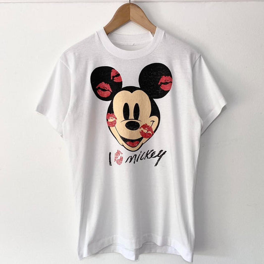 Vintage I Love Mickey 90s T Shirt (M)