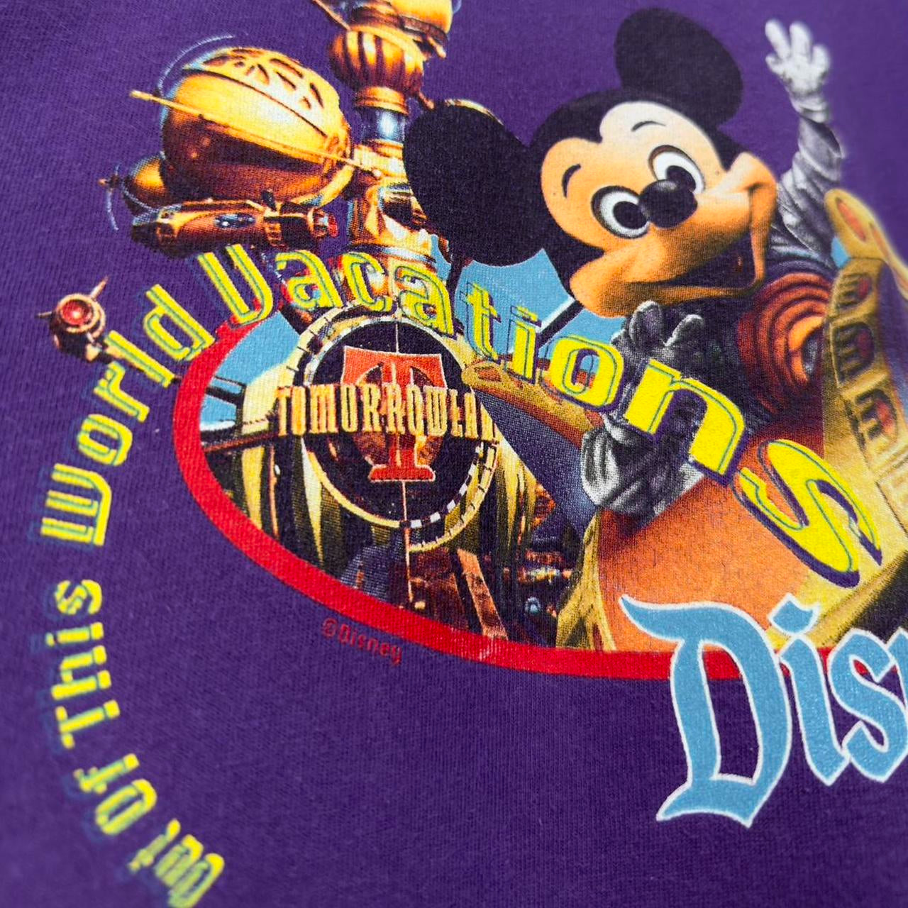 Vintage Tomorrowland Disneyland 90s T Shirt (XXL)