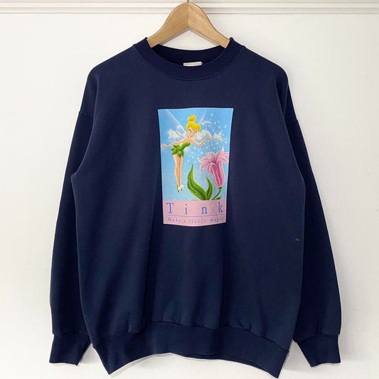 Vintage Tinkerbell Make A Little Magic Sweatshirt (M)