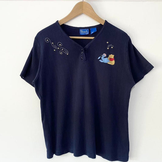 Vintage Pooh & Eeyore Shooting Stars T Shirt (L)