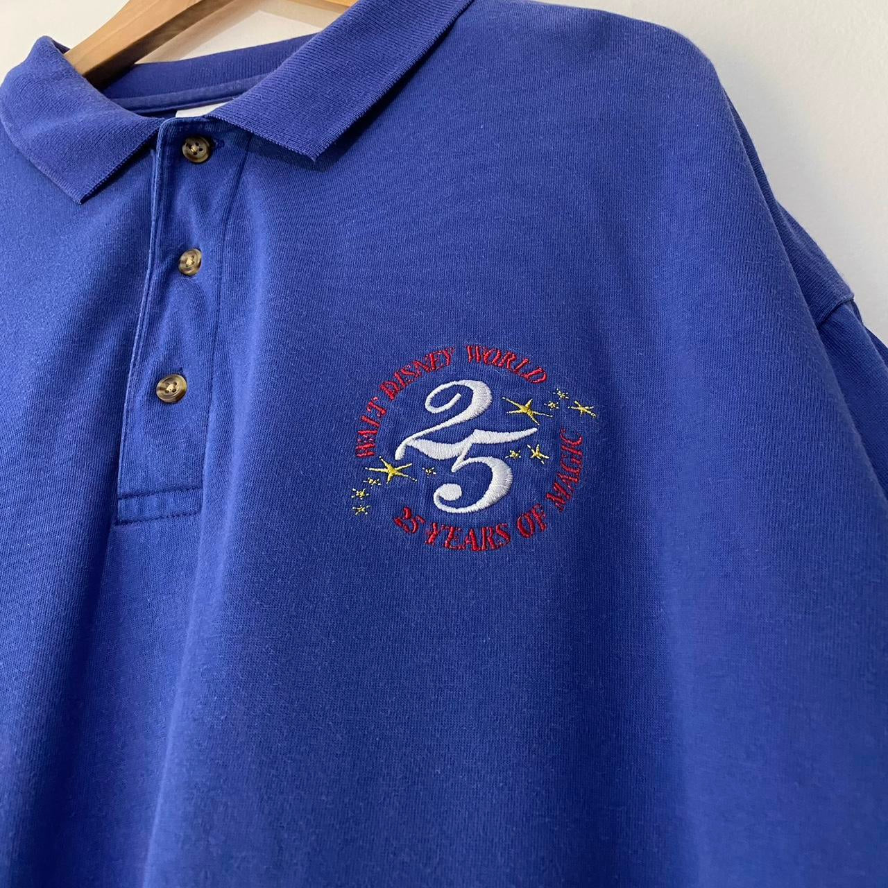 Vintage Disney World 25th Anniversary Polo Shirt (XXL/XXXL)