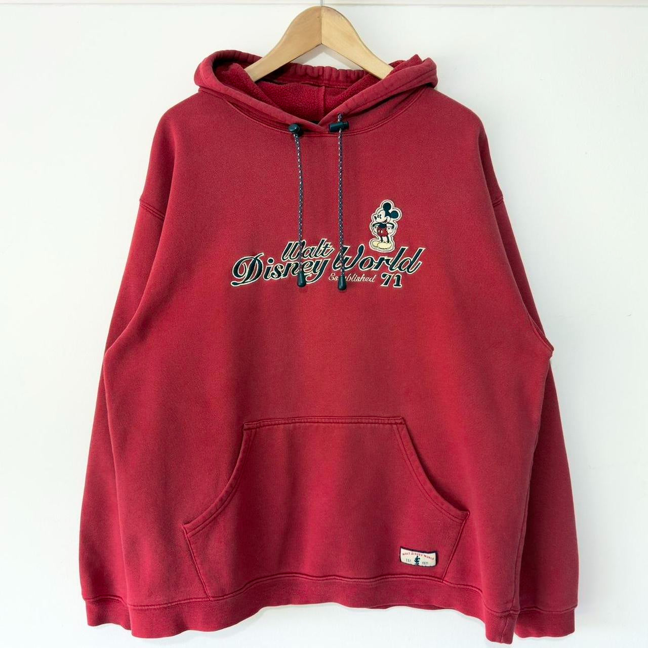 Vintage Walt Disney World Embroidered 00s Hoodie (L)