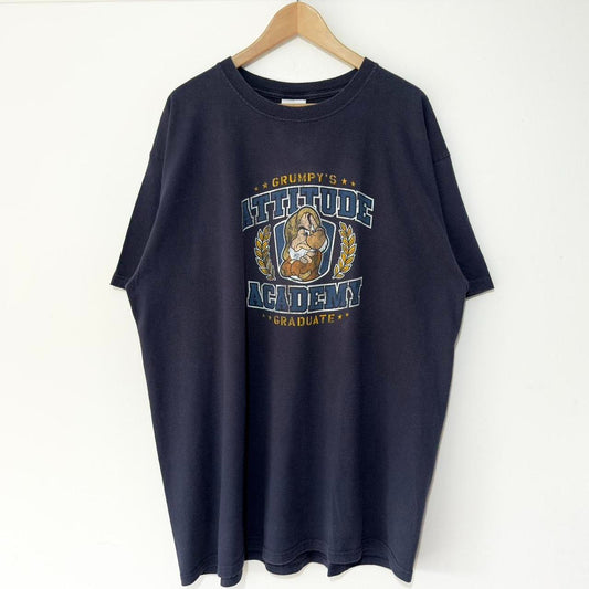 Vintage Grumpy's Attitude Academy Disney 00s T Shirt (XXL)