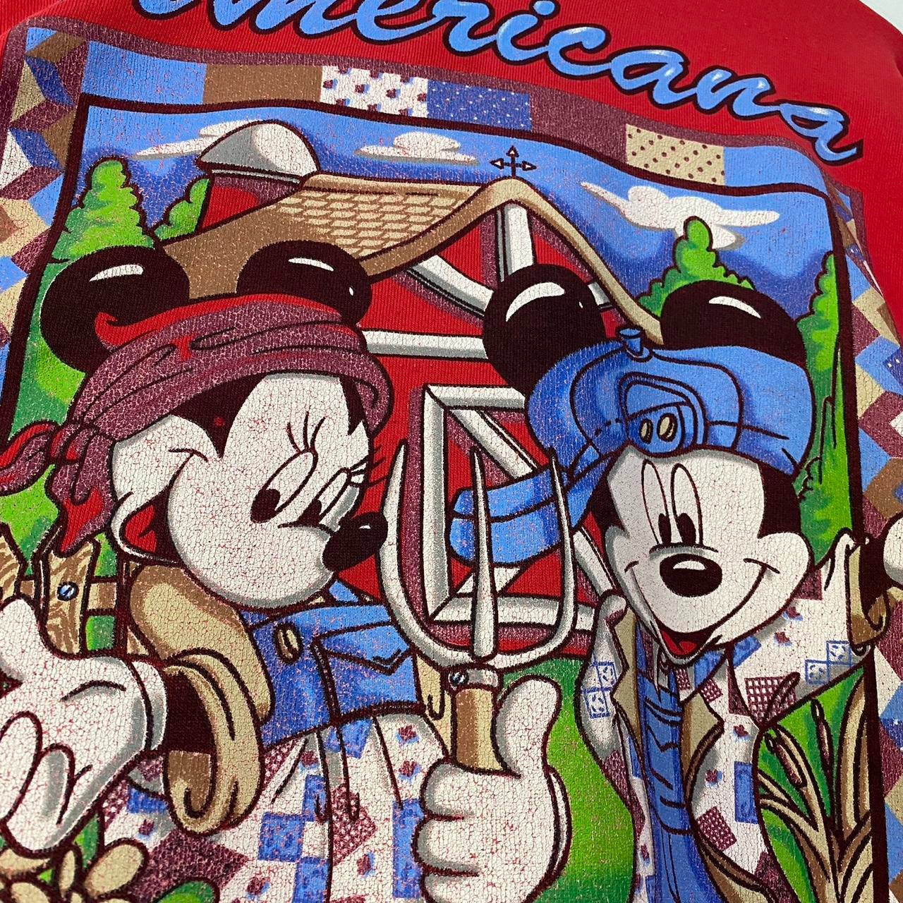 Vintage Americana Mickey 90s Sweatshirt (L)