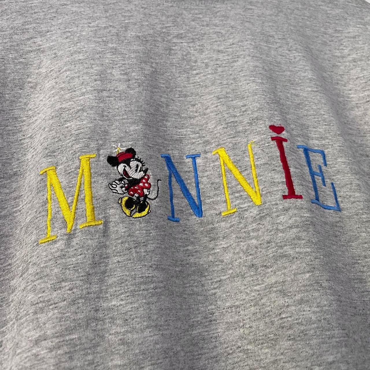 Vintage Minnie Mouse Embroidered 90s T Shirt (L)