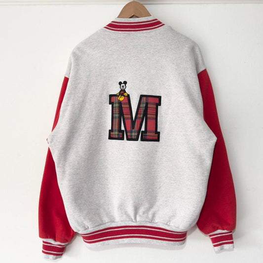 Vintage Mickey 90s Varsity Jacket (L)