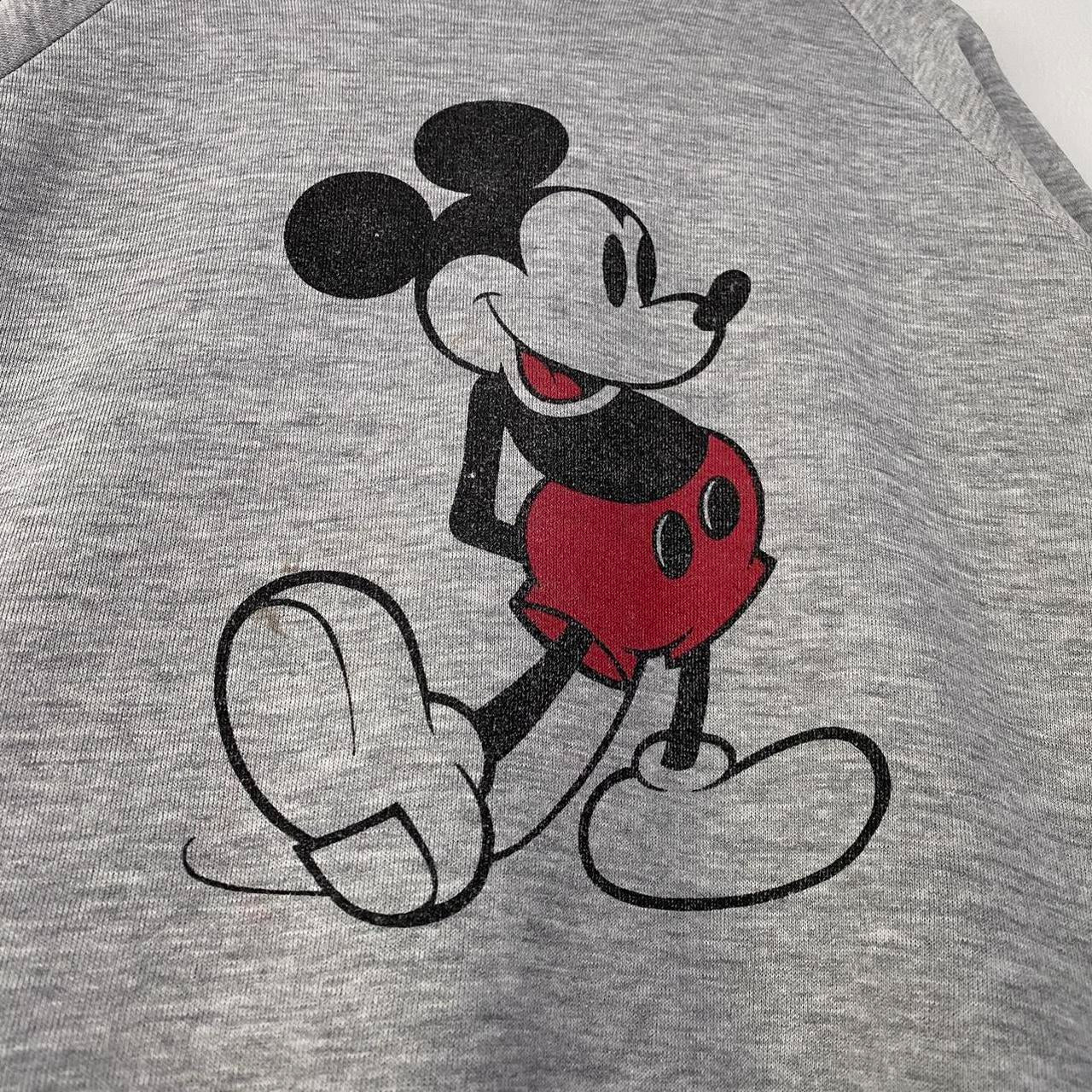 Vintage Mickey Mouse Classic Grey Sweatshirt (M)