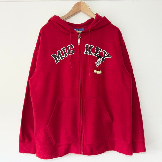 Mickey Mouse Spell Out 00s Fleece (Woman's L/XL)