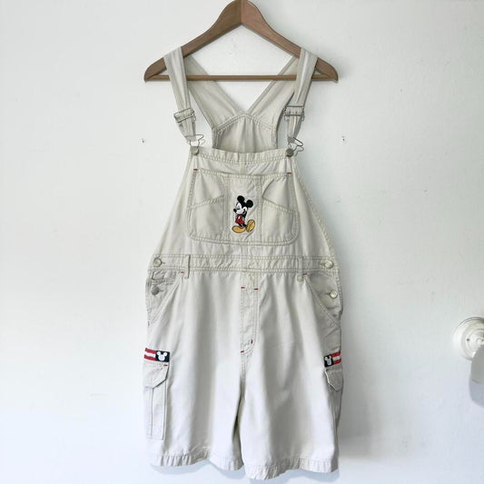 Vintage Mickey Mouse Shorts Dungarees (L)