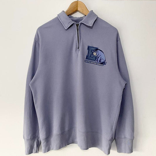 Vintage Disney Eeyore 00s Quarter Zip (M)