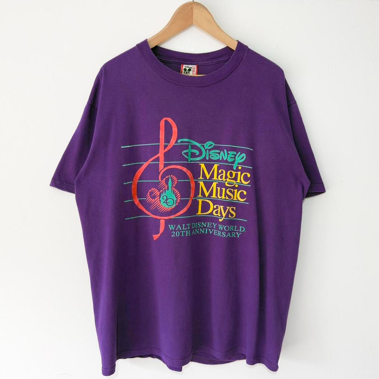 Vintage Magic Music Days Disney World 20th Anniversary 1991 T Shirt (XL)