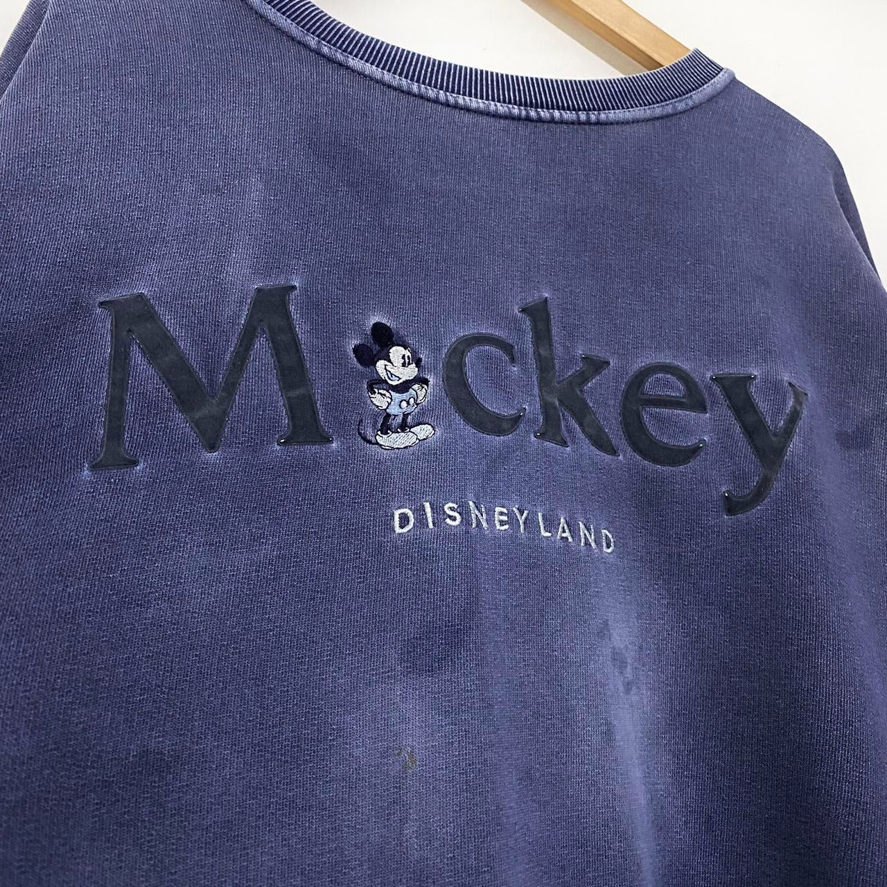 Vintage Mickey Disneyland Distressed Sweatshirt (XL)