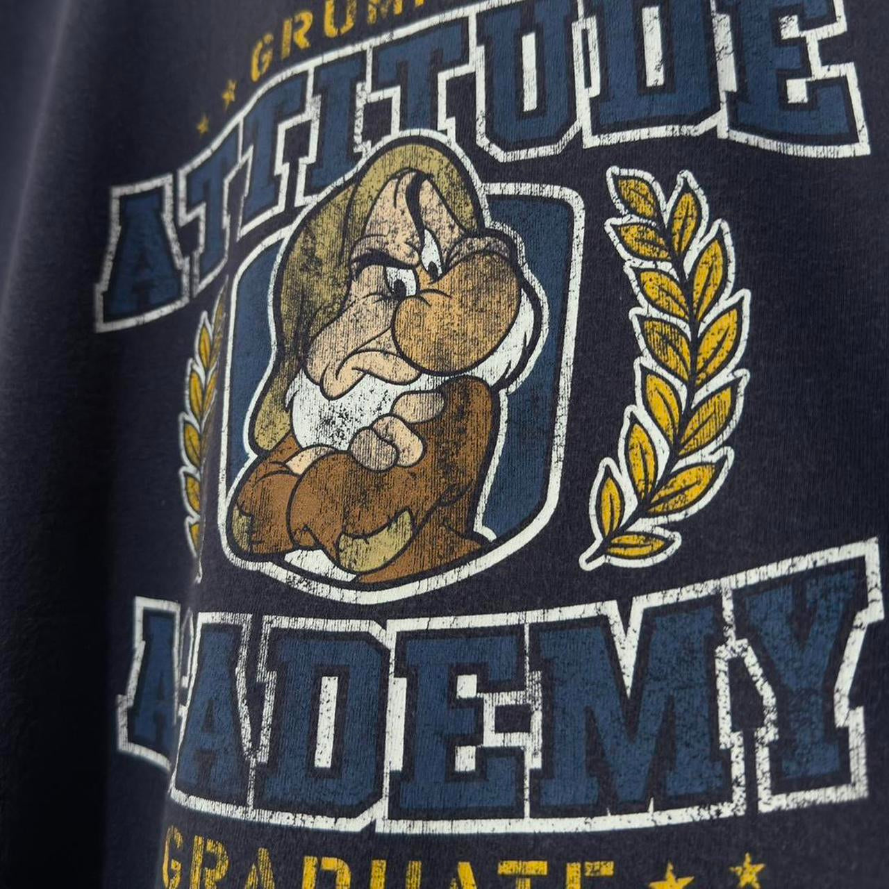 Vintage Grumpy's Attitude Academy Disney 00s T Shirt (XXL)