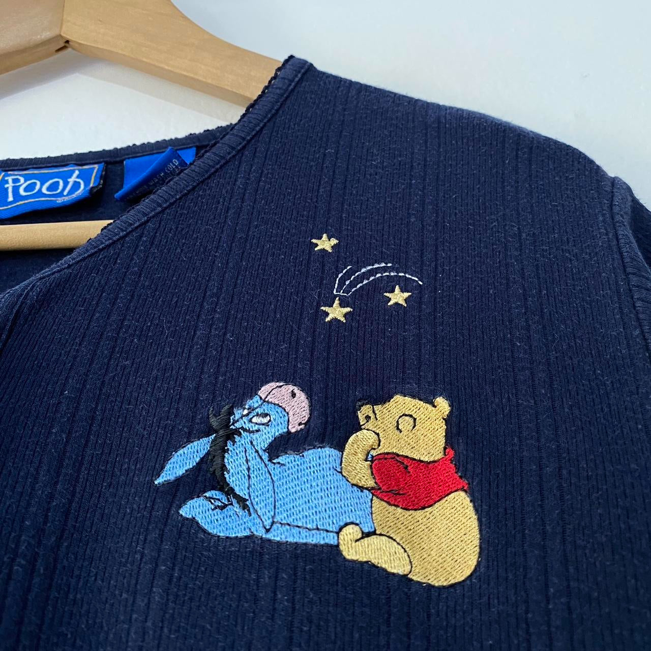 Vintage Pooh & Eeyore Shooting Stars T Shirt (L)