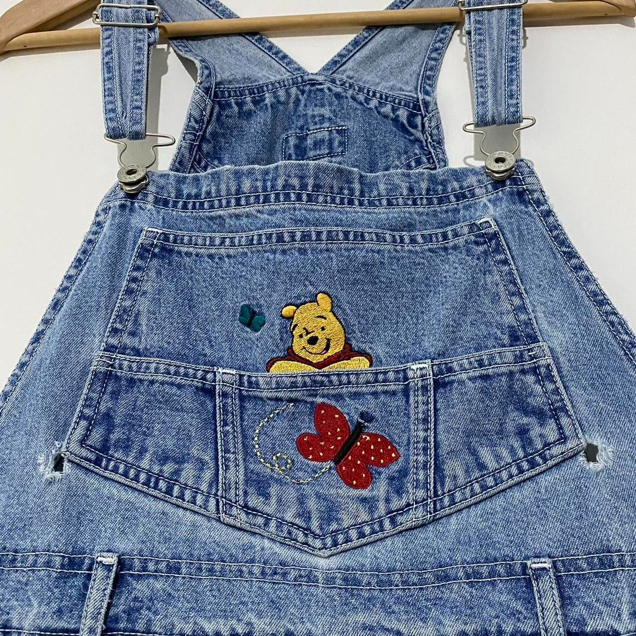 Vintage Pooh Denim Dungarees (M)