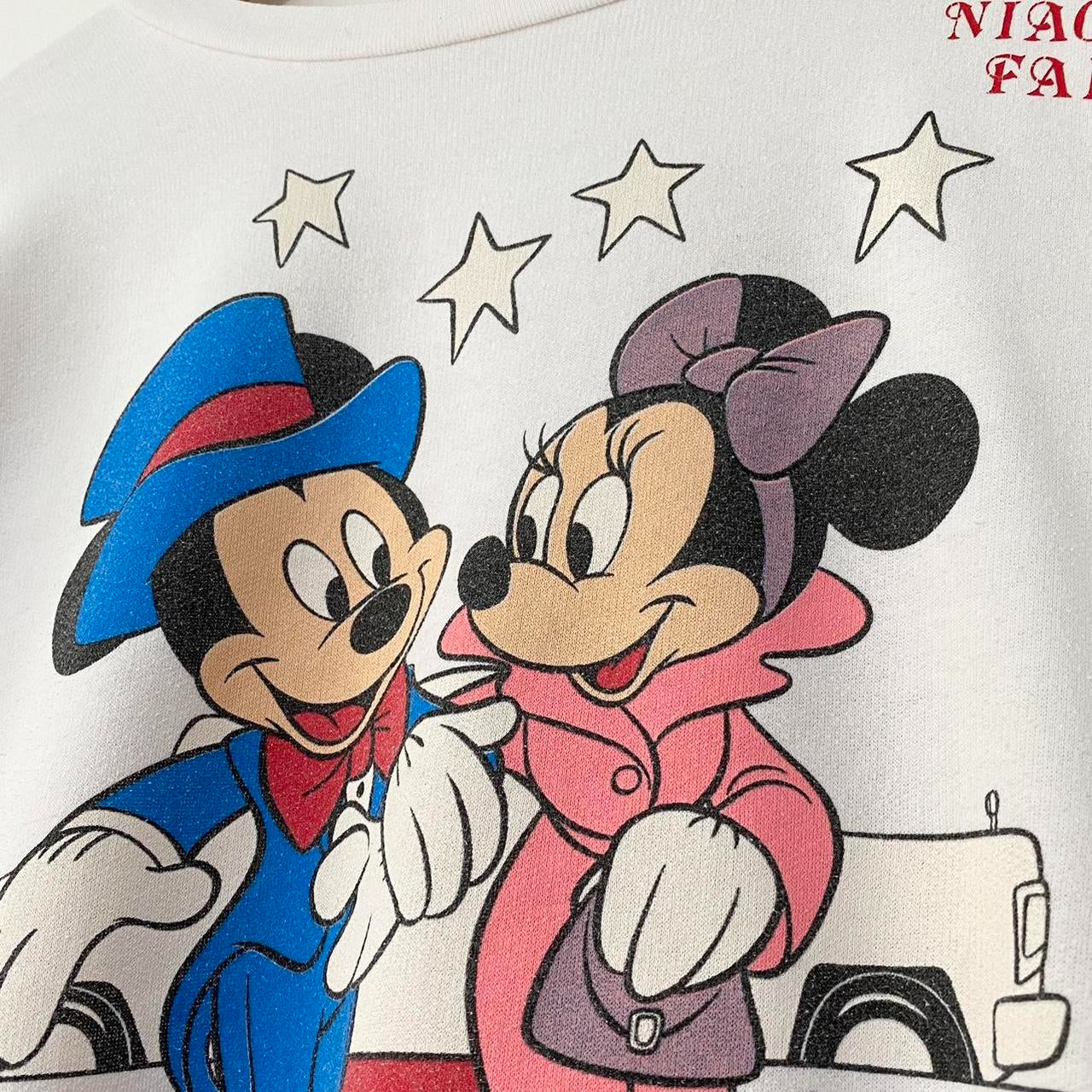 Vintage Mickey & Minnie Niagara Falls 80s Sweatshirt (Petite L)