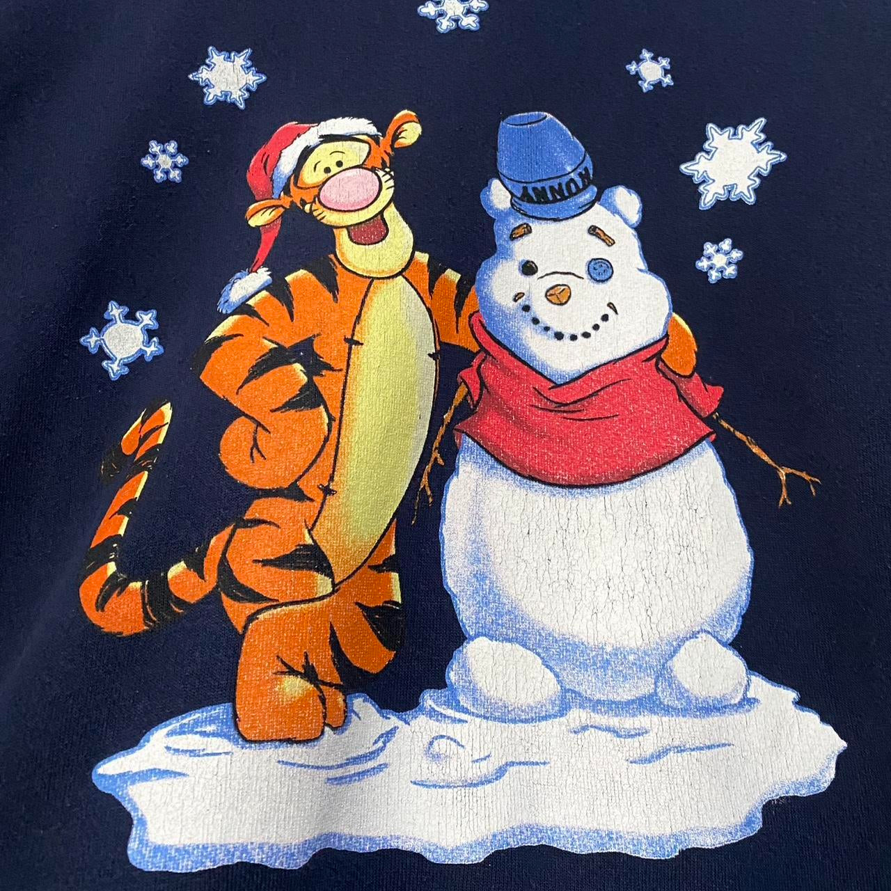 Vintage Tigger & Pooh Snowman 90s Sweatshirt (L)