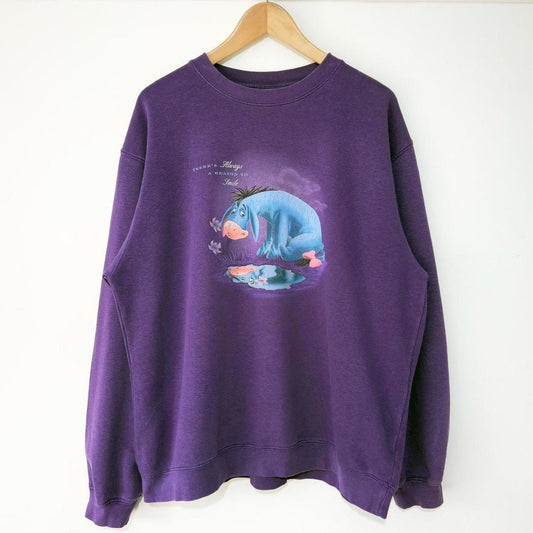 Vintage Eeyore Reason To Smile 00s Sweatshirt (L)