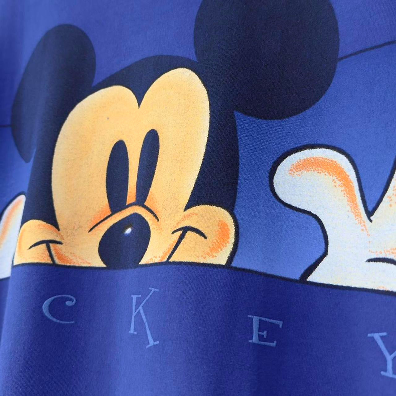 Vintage Mickey Mouse Face 90s T Shirt (XXL)