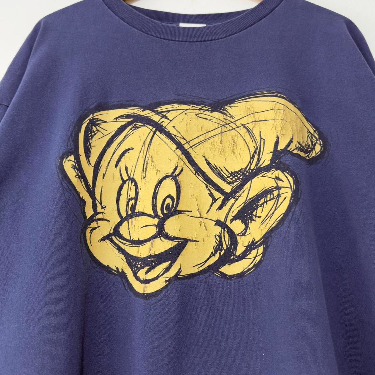Vintage Dopey Clueless Snow White 90s T Shirt (XL)