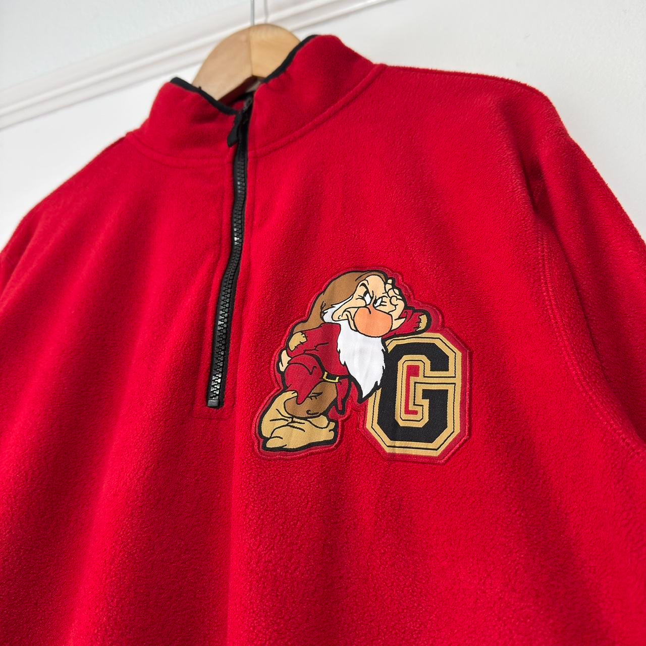 Disney Grumpy Fleece Quarter Zip (L)