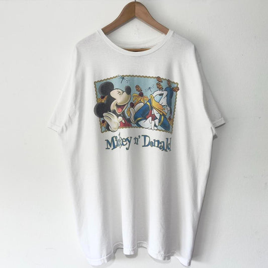 Vintage Mickey & Donald 90s T Shirt (XXL)