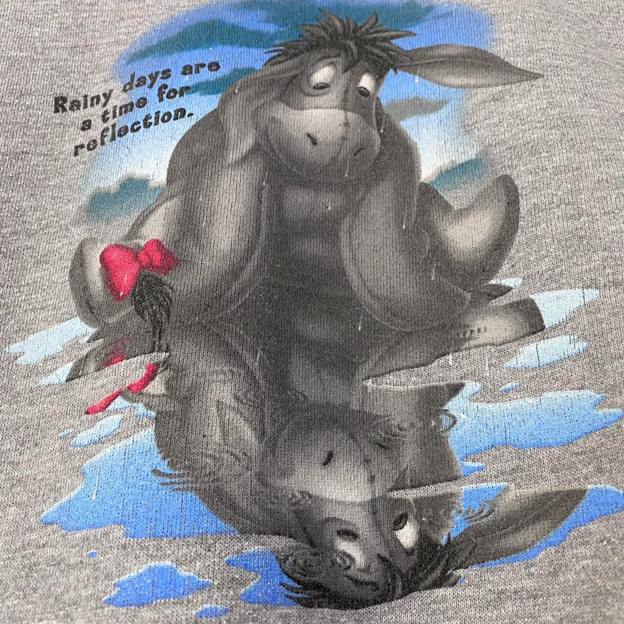 Vintage Eeyore Rainy Reflections 00s Sweatshirt (M)