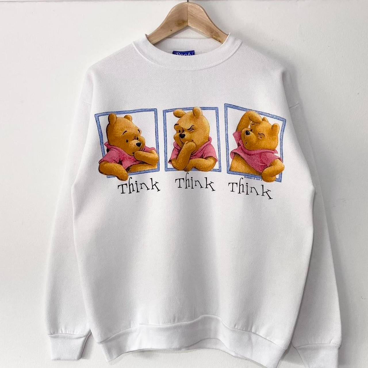 Vintage Pooh Think Think Think 90s Sweatshirt (M)