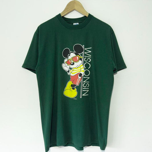 Vintage Mickey Mouse Wisconsin 90s T Shirt (M/L)