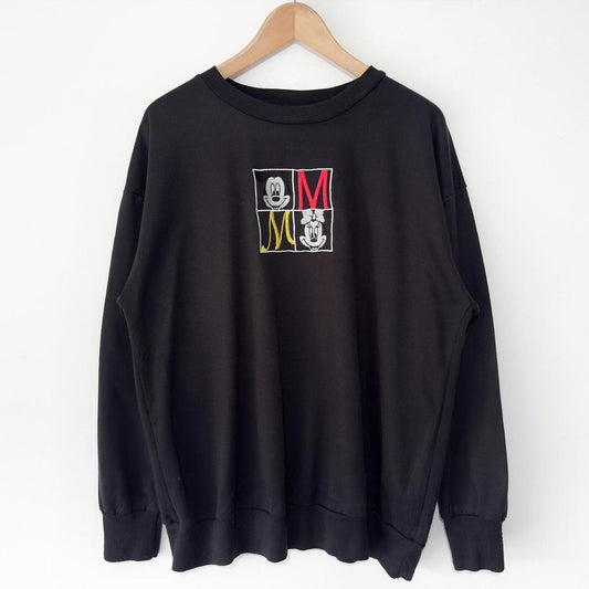Vintage Mickey & Minnie 90s Sweatshirt (L)