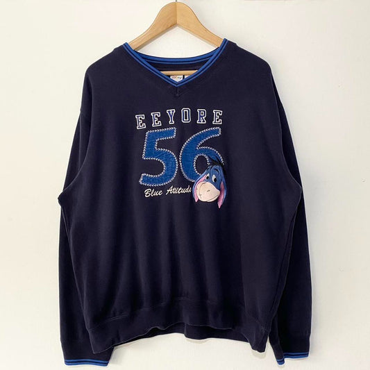 Disney Eeyore 56 Blue Attitude Sweatshirt (XL)