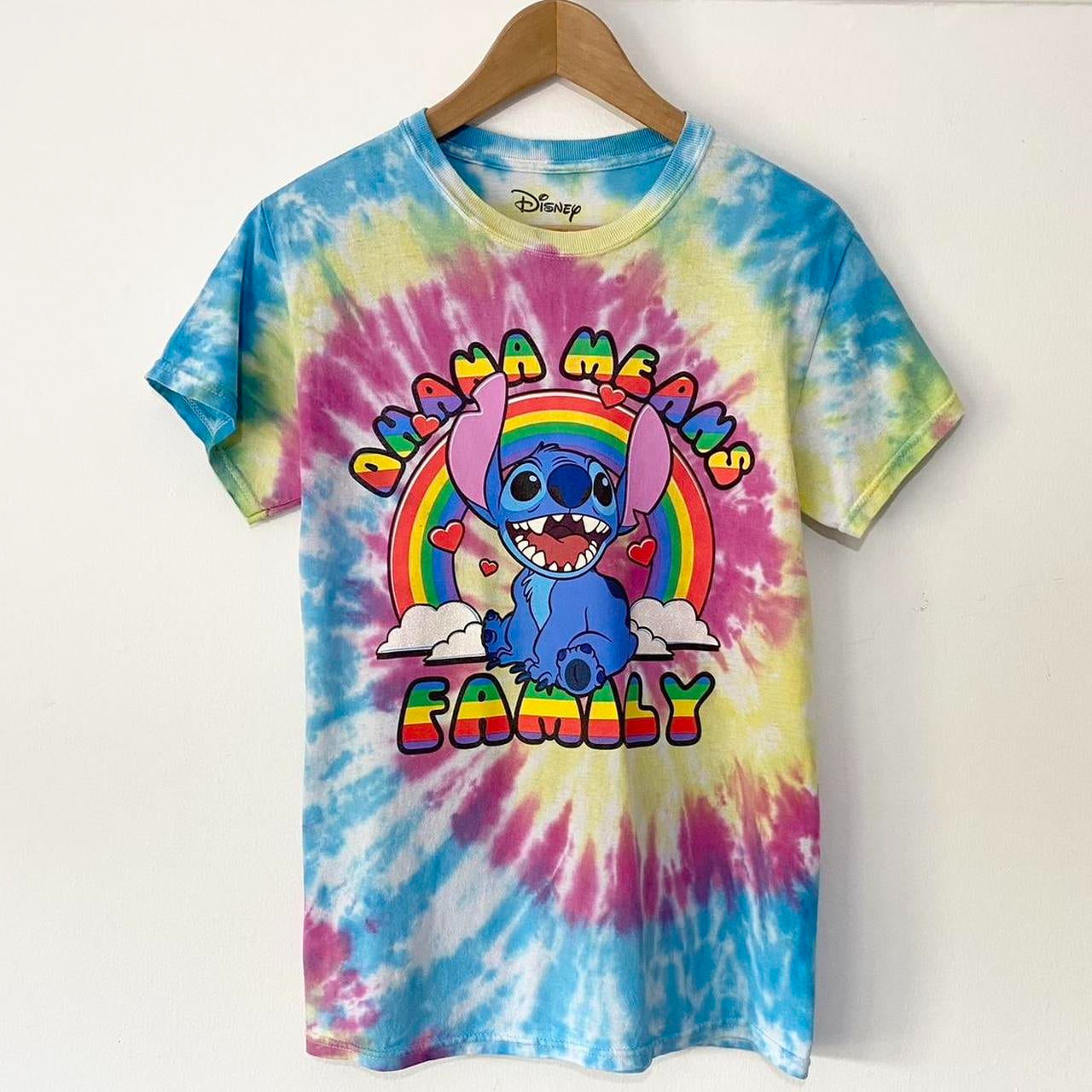 Disney Stitch Tie Dye T Shirt (S)