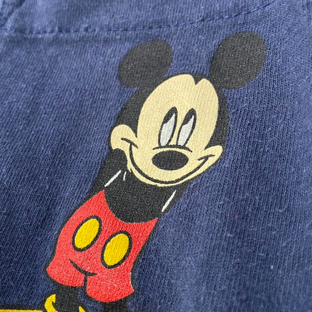 Vintage Mickey Mouse Pocket Henley Long Sleeve (L)