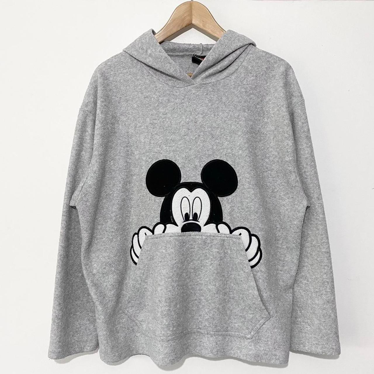 Vintage Mickey Fleece Hoodie (M)