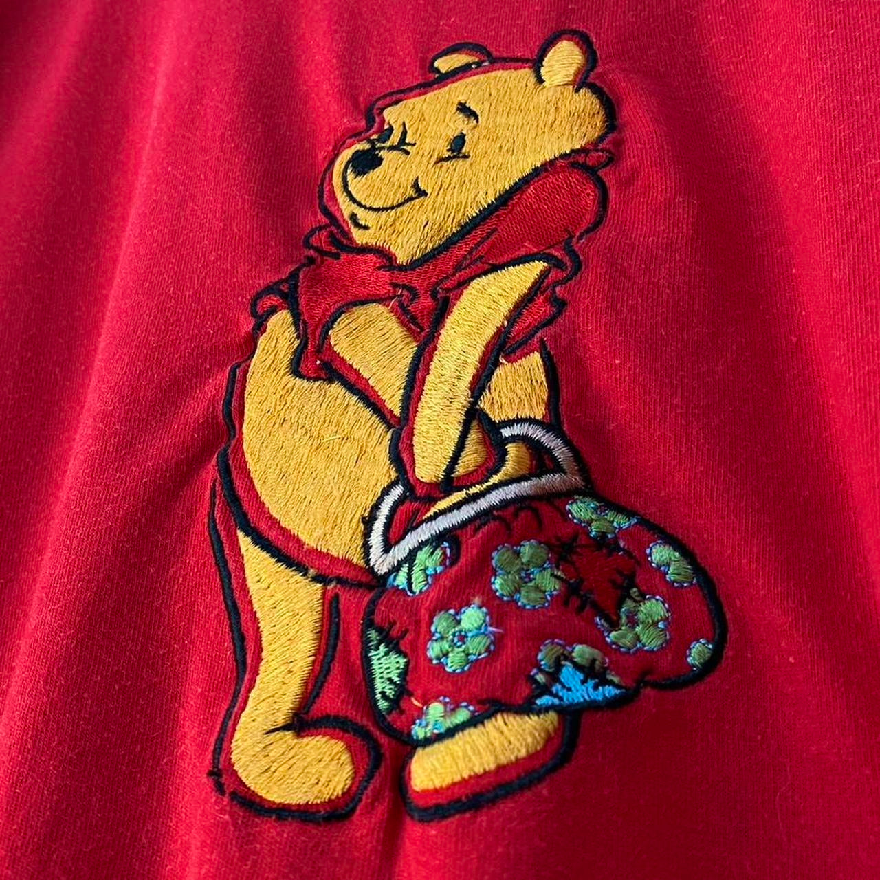 Vintage Winnie The Pooh Embroidered 90s T Shirt (XL)