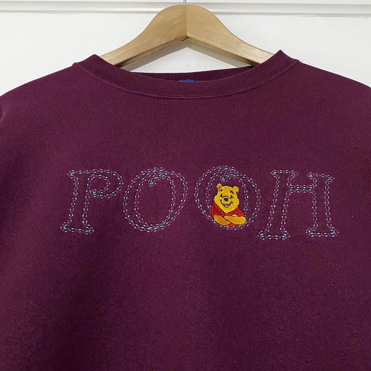 Vintage Pooh Spell Out 90s Sweatshirt (Boxy L)