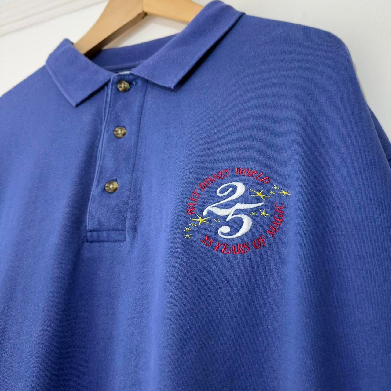 Vintage Disney World 25th Anniversary Polo Shirt (XXL/XXXL)