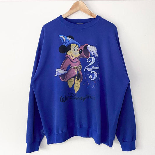 Vintage Walt Disney World 25th Anniversary 90s Sweatshirt (XL)