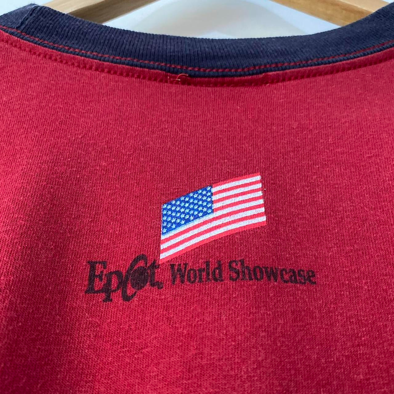 Vintage Epcot United States Ringer T Shirt (XL)