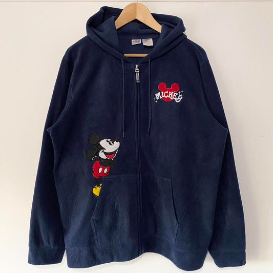 Mickey Mouse Zip Up Hoodie (L)