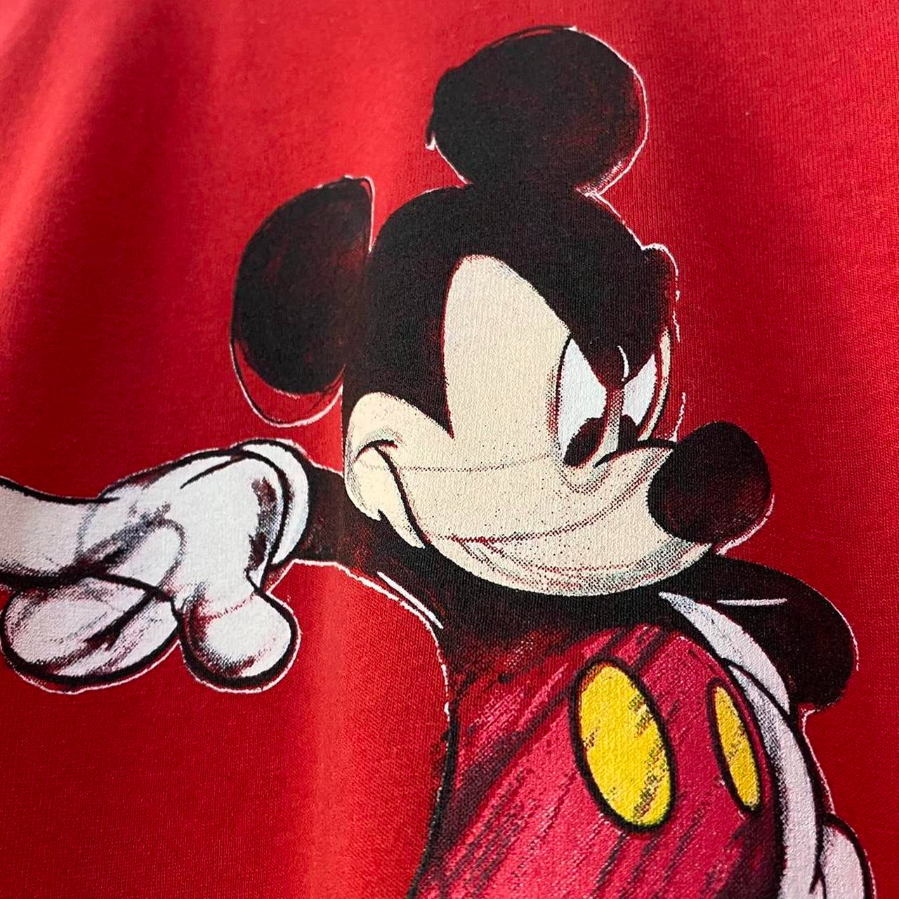 Vintage Pointing Mickey 90s T Shirt (XL)